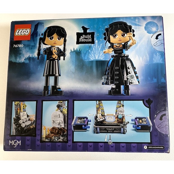 Lego Wednesday Addams Figure 76780 Collectible Building Toy Set New Gift Sealed‎ - Picture 2 of 6